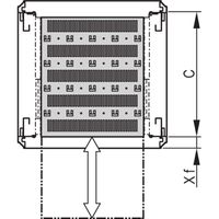 SCHROFF 19''-Fachboden, ausziehbar, 30 kg - 19"FA AUS 1HE C=500 VOL 7021