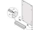 SCHROFF Aluminium-Profilgriff - ALU-PROFILGRIFF 28TE