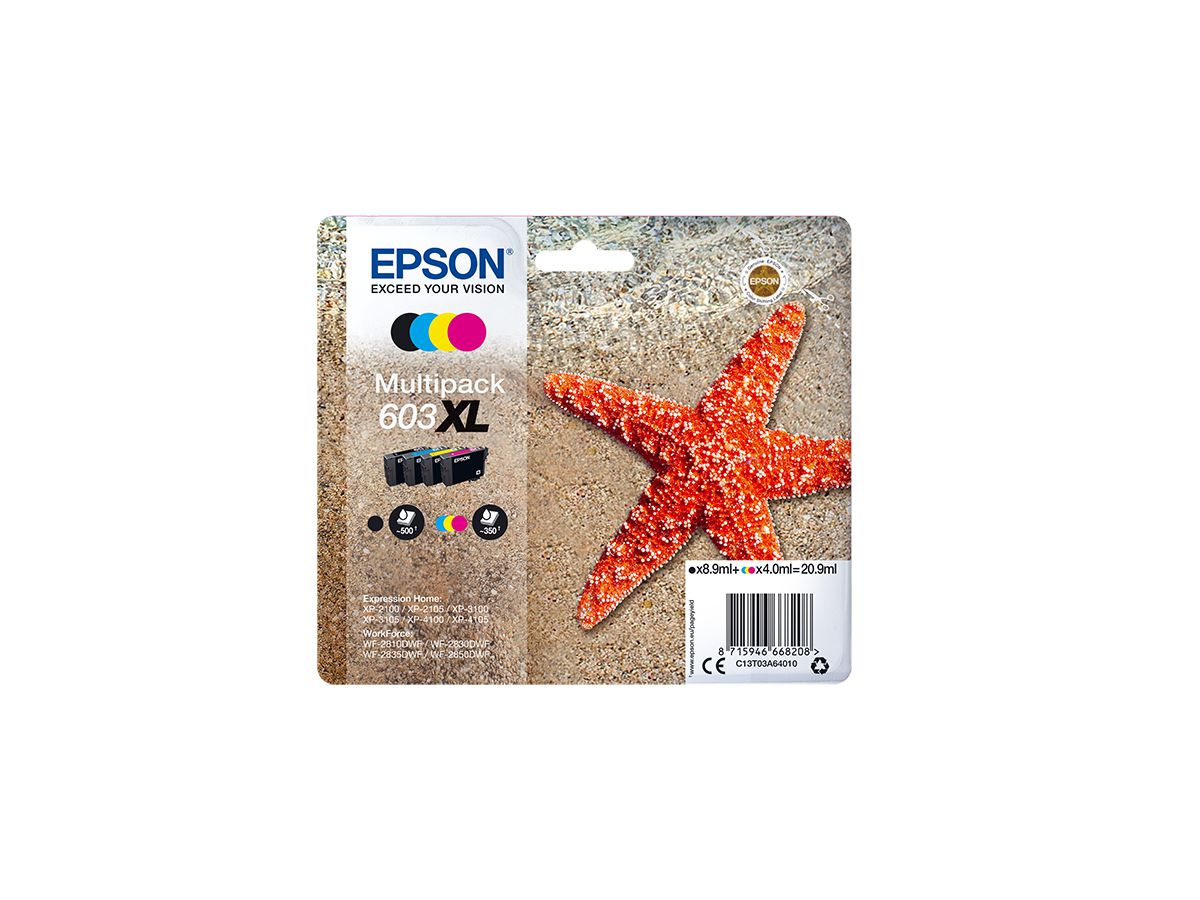 Epson Multipack 4-colours 603XL Ink