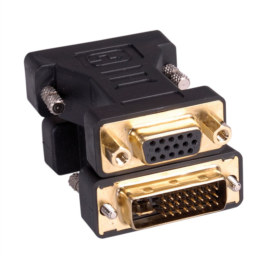 ROLINE DVI-VGA Adapter, DVI ST / VGA BU