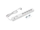 BACHMANN 19" 1,5HE 5xCEE7/3 1xGVS Strom 2,0m CEE7/7