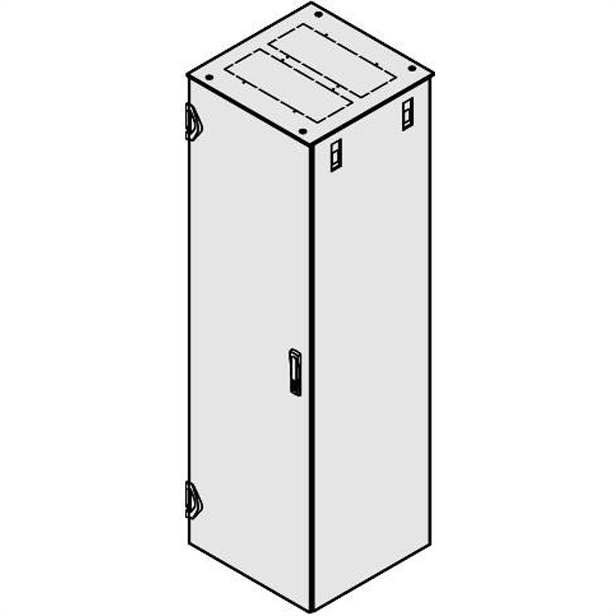 SCHROFF Flachdach mit Ausbruchzonen - DACH 800B 800T AUSBR.RAL7021