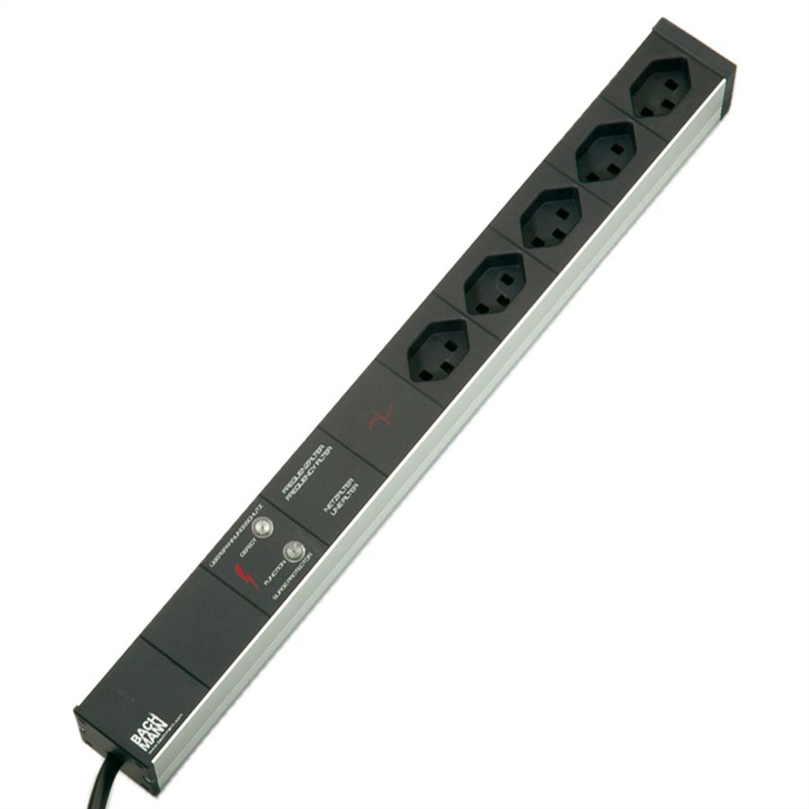 BACHMANN 19" Steckdosenleiste GVS, 5xT23 Buchsen