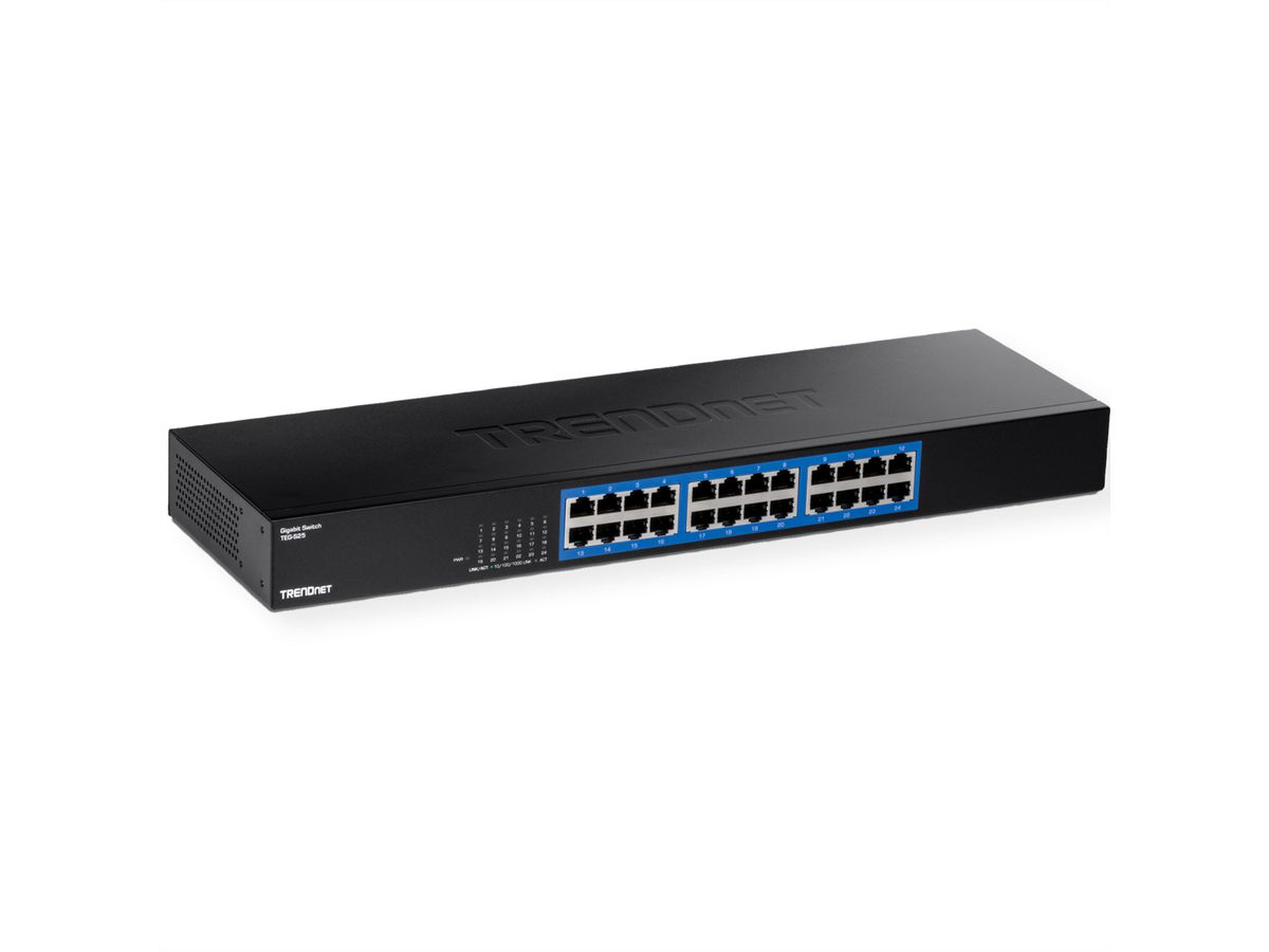 TRENDnet TEG-S25 24 Port Gigabit Rack Mount Switch