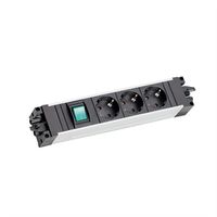 BACHMANN STEP ALU 3xCEE7/3, 1x Schalter für Steckdosen und Ausgang