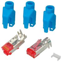 HiRose TM21 Stecker geschirmt, Tülle blau, 50 Stück