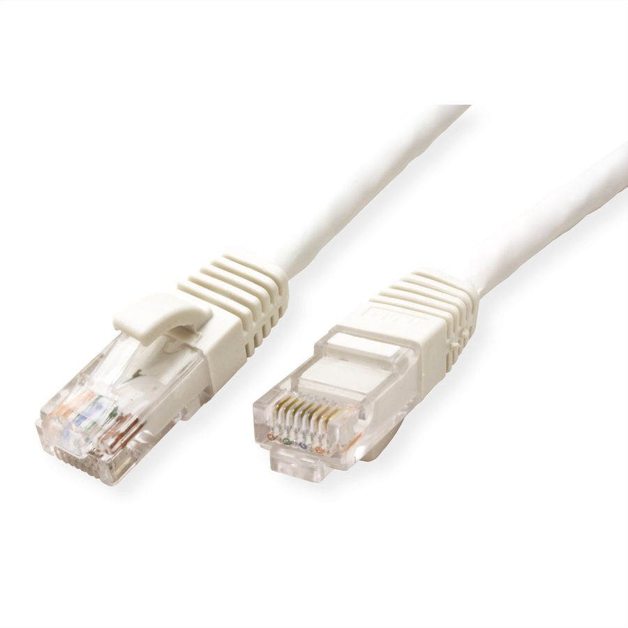 VALUE Patchkabel Cat.6 (Class E) UTP, LSOH, weiß, 10 m