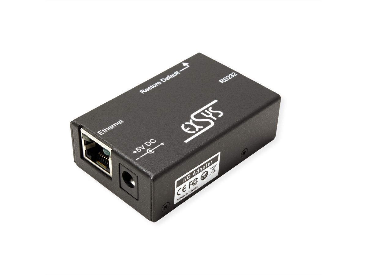 EXSYS EX-6030 1-Port RS232 Ethernet Data Gateway