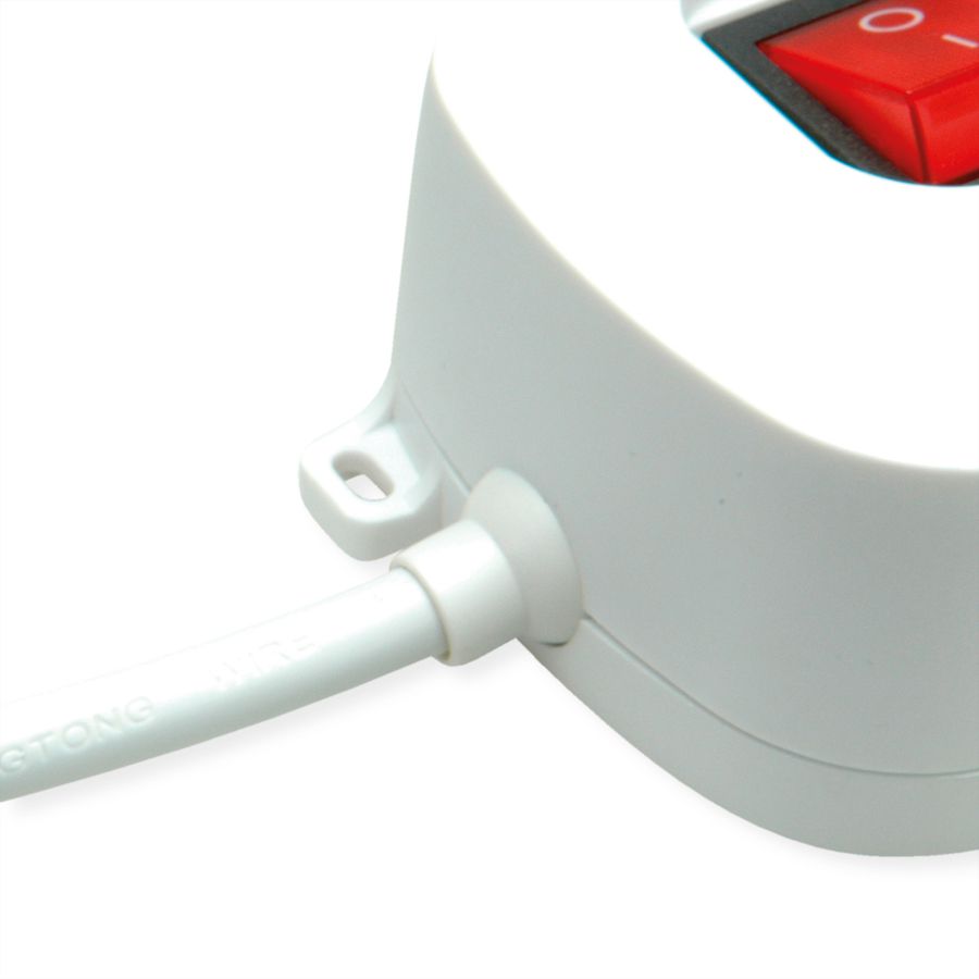 ROLINE 3-fach Steckdosenleiste mit Schalter, USB-Charger A+C, 3 m