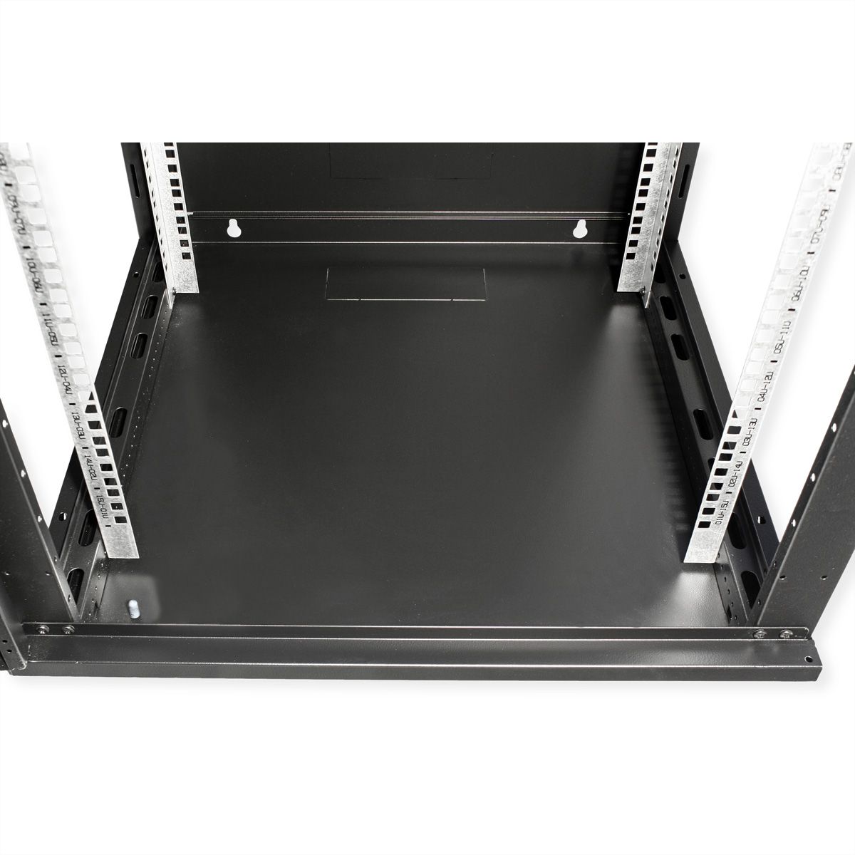 VALUE 19-Zoll Wandgehäuse 18HE, 600x600mm schwarz, Bausatz