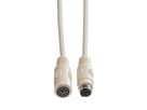 ROLINE Tastatur-Kabel-PS/2 ST/BU, 6 m