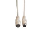 ROLINE Tastatur-Kabel-PS/2 ST/BU, 1,8 m