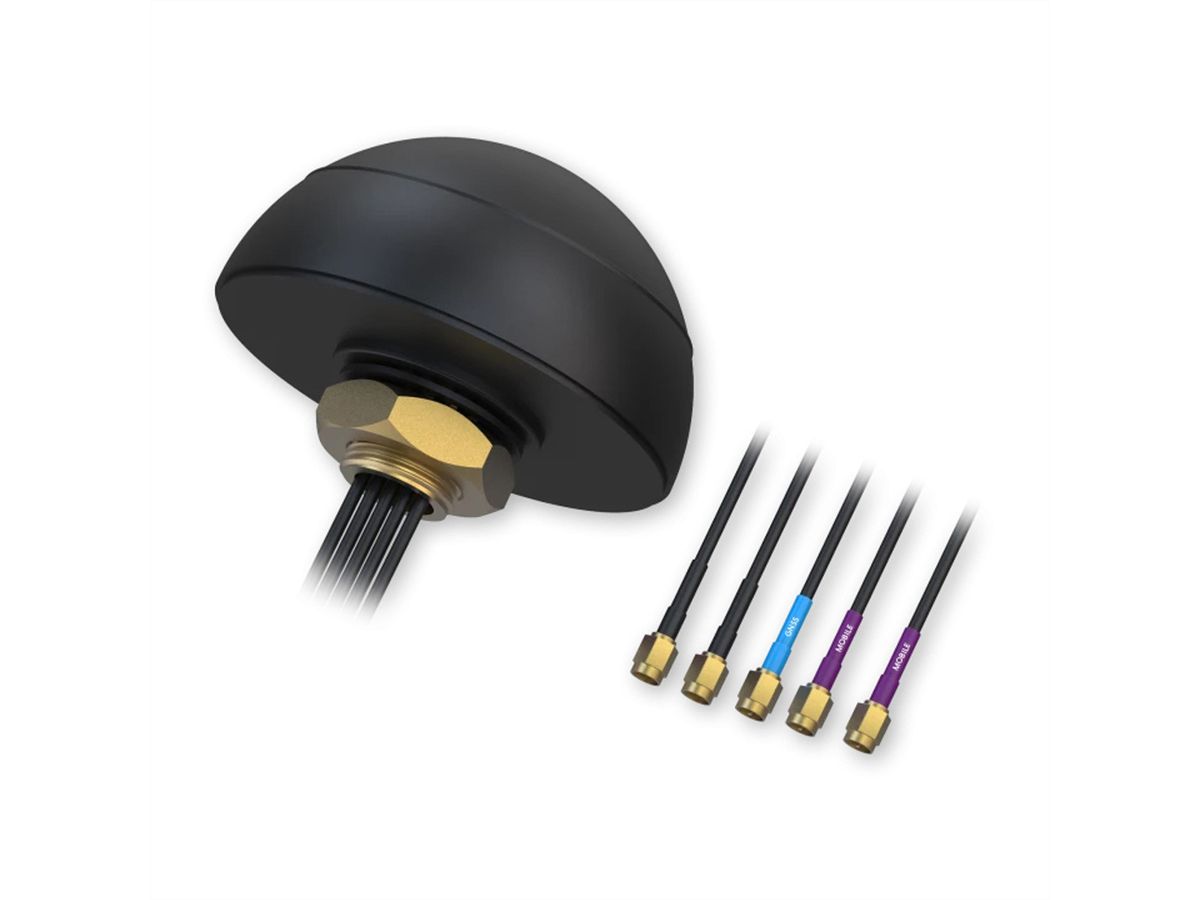 TELTONIKA PR1KCO28 Dach Antenne, COMBO MIMO MOBIL/GNSS/WIFI SMA