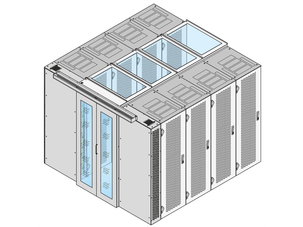 SCHROFF EINHAUSUNG DACH 1200B 200T
