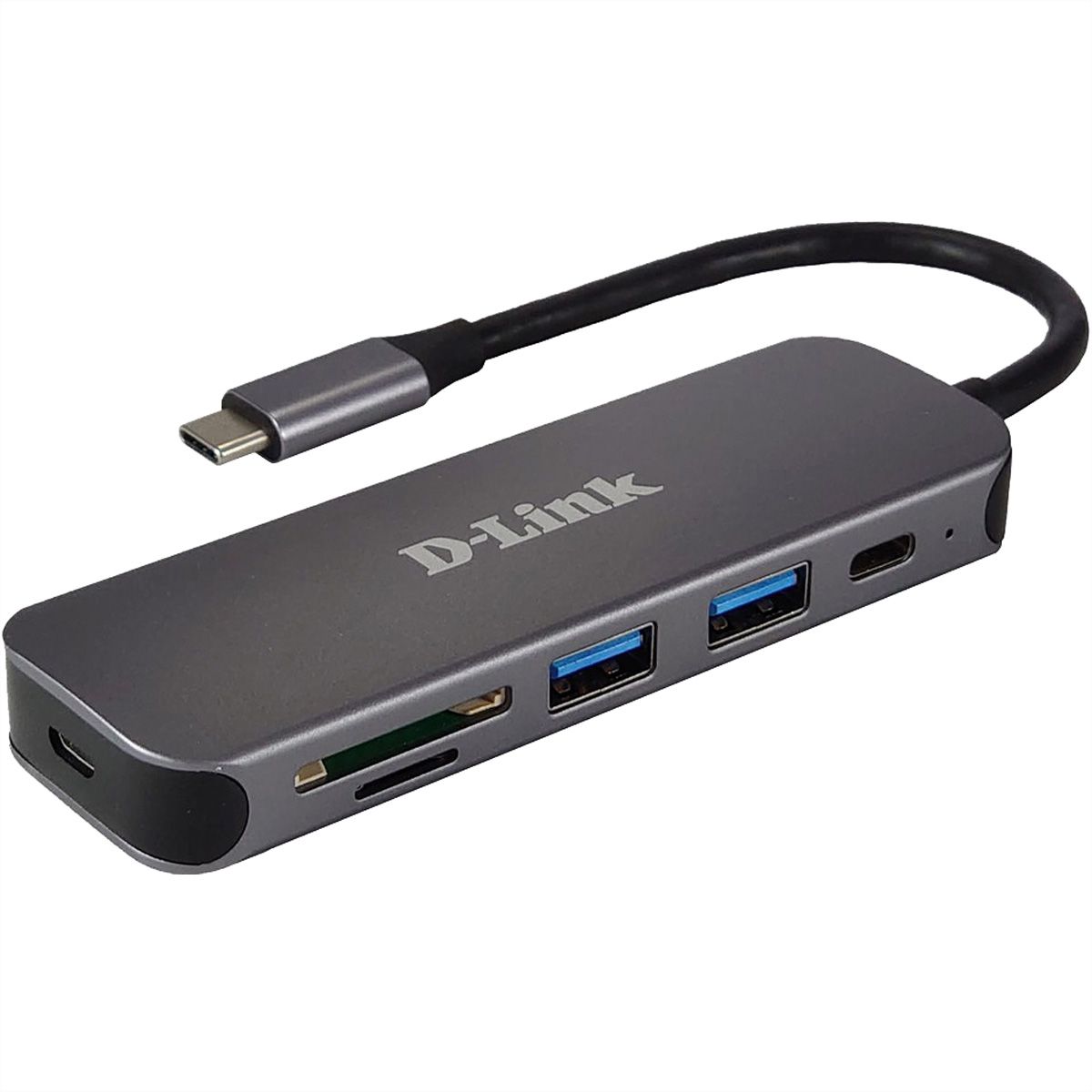 D-Link DUB-2325 5-in-1 USB-C Hub mit Card Reader