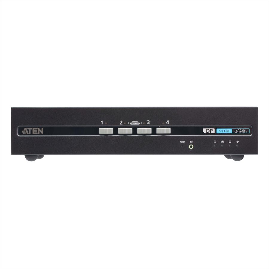 ATEN CS1144DP4 4-Port USB DisplayPort Dual Display Secure KVM Switch