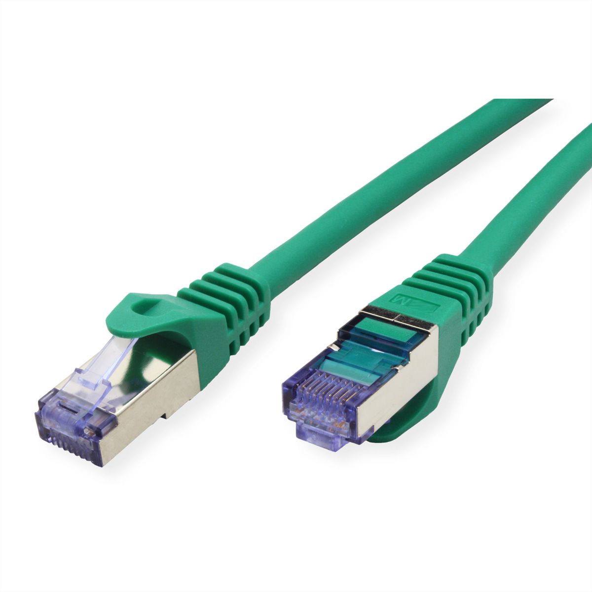ROLINE Patchkabel Cat.6A S/FTP (PiMF), Component Level, LSOH, grün, 7,5 m