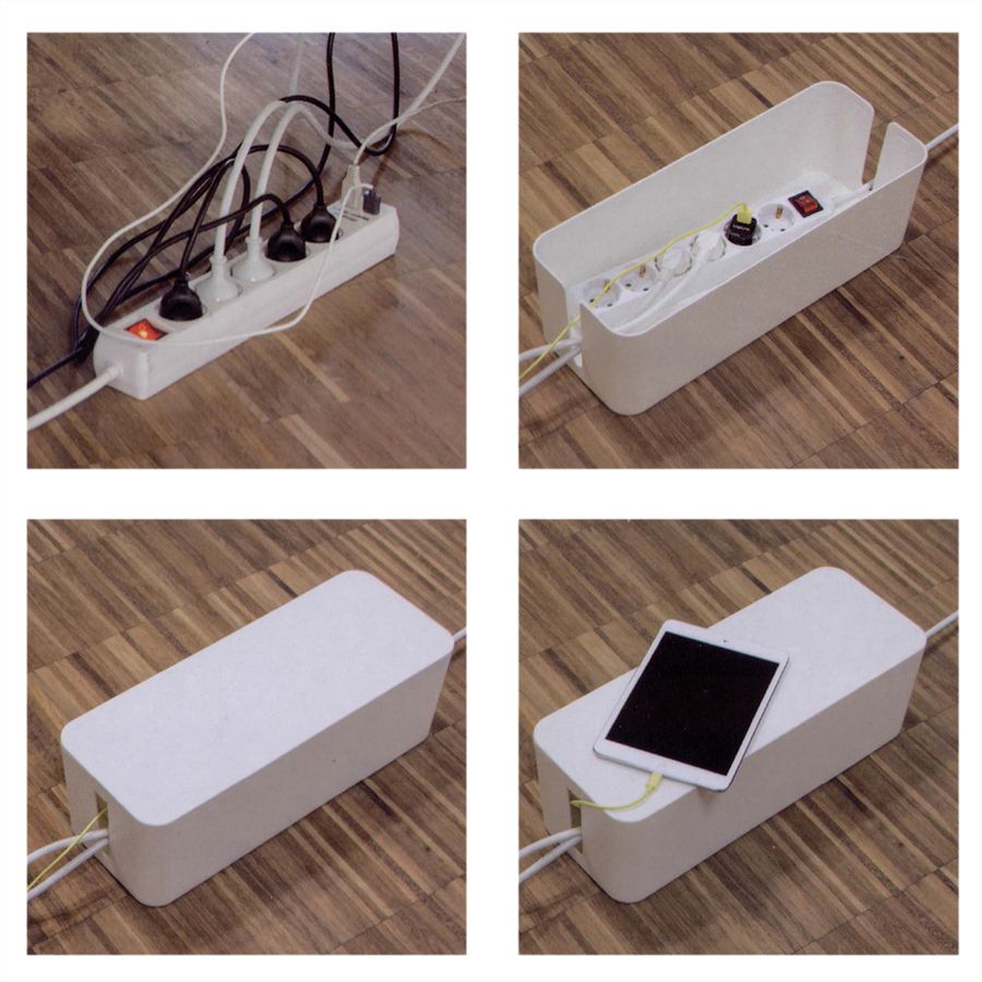 VALUE Kabel-Box, groß, weiß