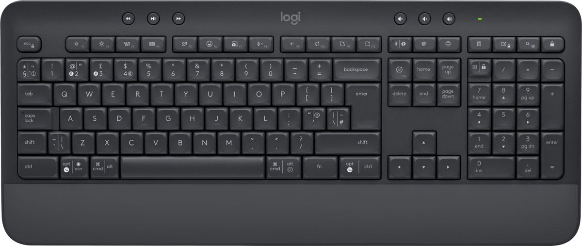 Logitech Signature K650 Tastatur Bluetooth QWERTY UK Englisch Graphit