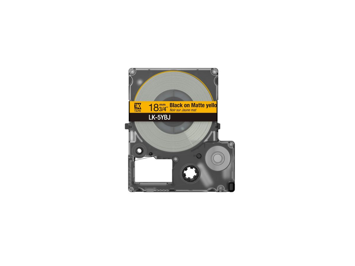 Epson C53S672074 Etiketten erstellendes Band Schwarz auf gelb