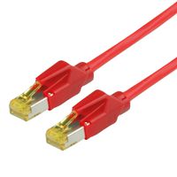 DRAKA Patchkabel Cat.6A (Class EA) S/FTP, UC900 TM31, LSOH, rot, 0,5 m