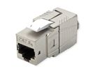 ROLINE Kat.6A (Class EA) Keystone, RJ-45, geschirmt, werkzeuglos, GHMT, silberfarben