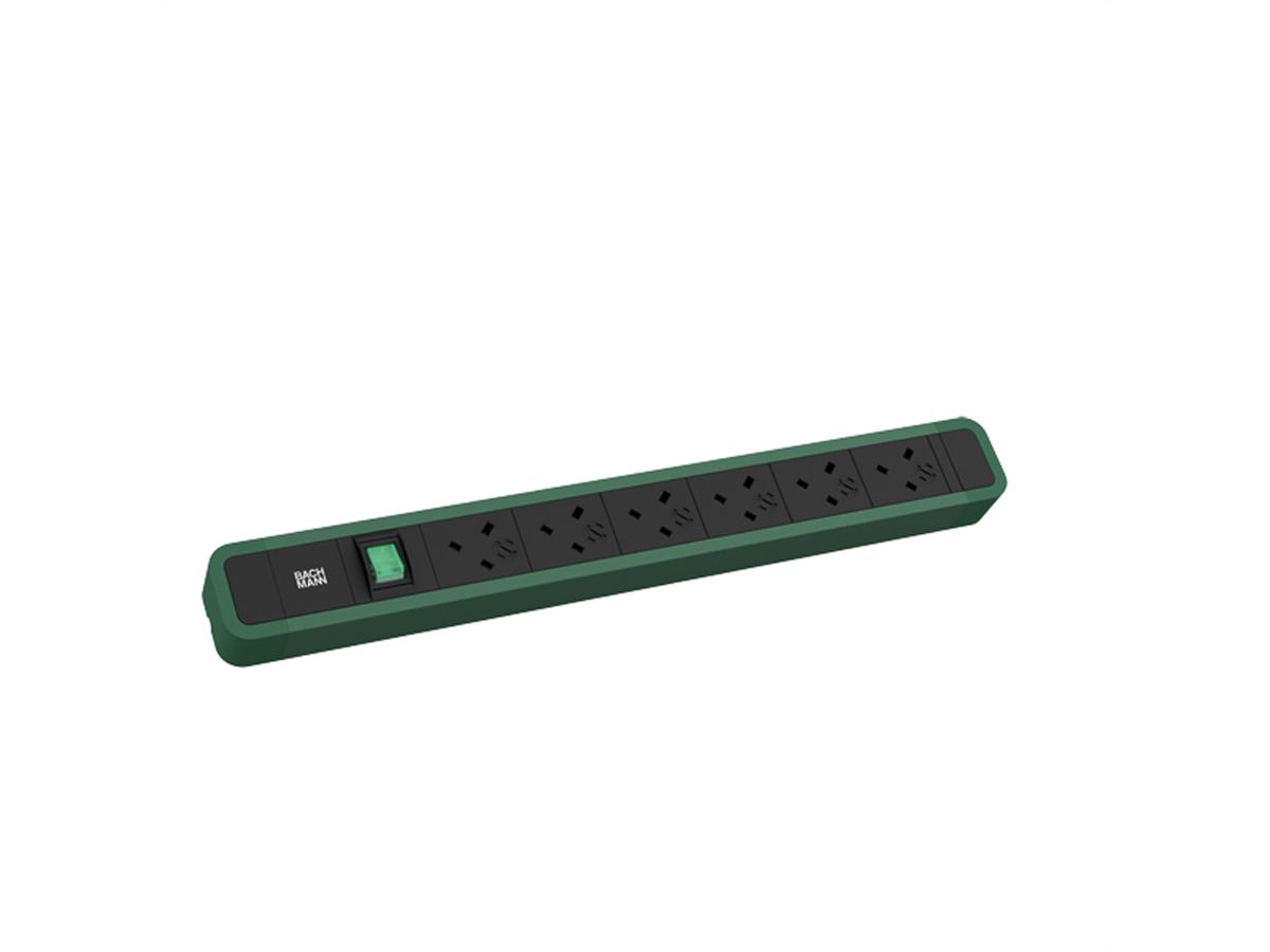 BACHMANN PRIMO 2 6xUK 1xSchalter 2,0m UK RAL6028