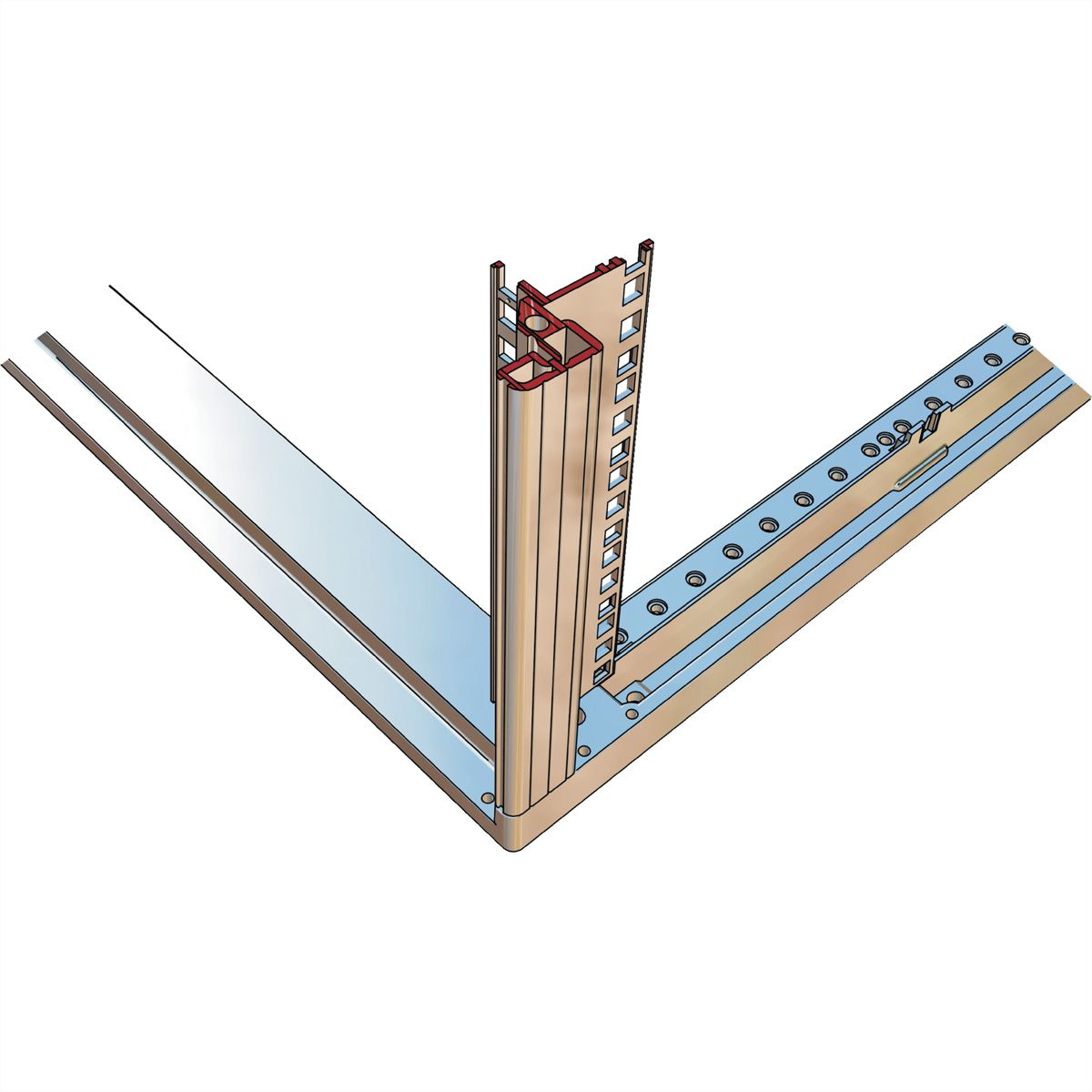 SCHROFF AdvancedMC-Modul-Mechanik, Pull-Griff-Mechanik, PIGMG AMC.0 R2.0RC1.2 - AMC MODUL MS D