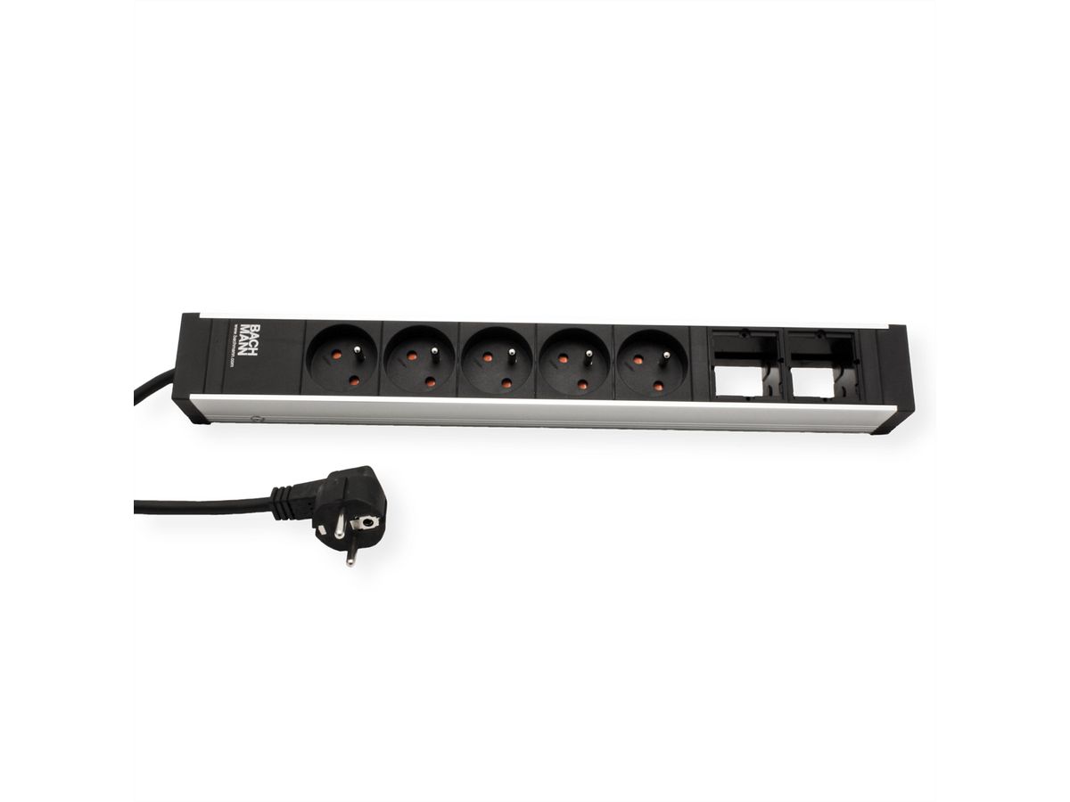 BACHMANN UNIVERSAL 5xUTE 2xCM Strom 3,0m CEE7/7