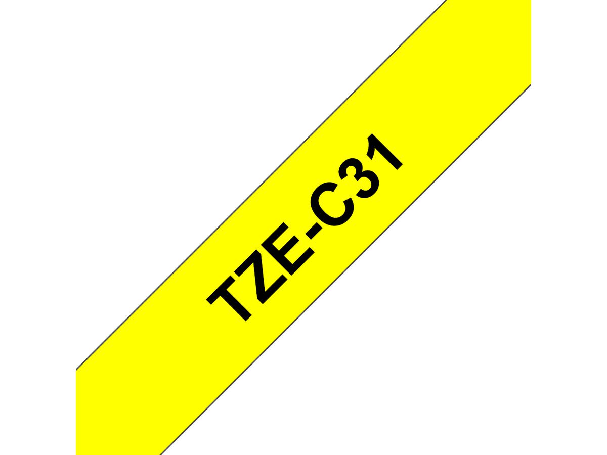 Brother TZE-C31 Etiketten erstellendes Band TZ