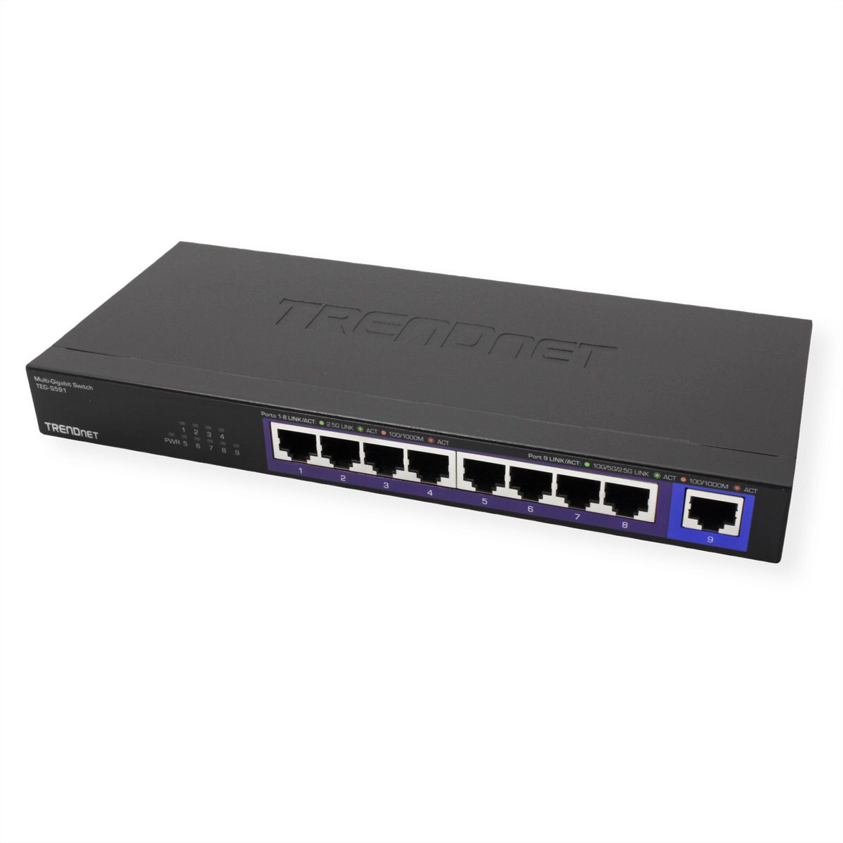 TRENDnet TEG-S591 9-Port Switch, Multi-Gigabit