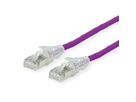 DÄTWYLER Patchkabel Kat.6A (Class EA) S/FTP, CU 7702 flex LSOH, AMP v2, violett, 7,5 m