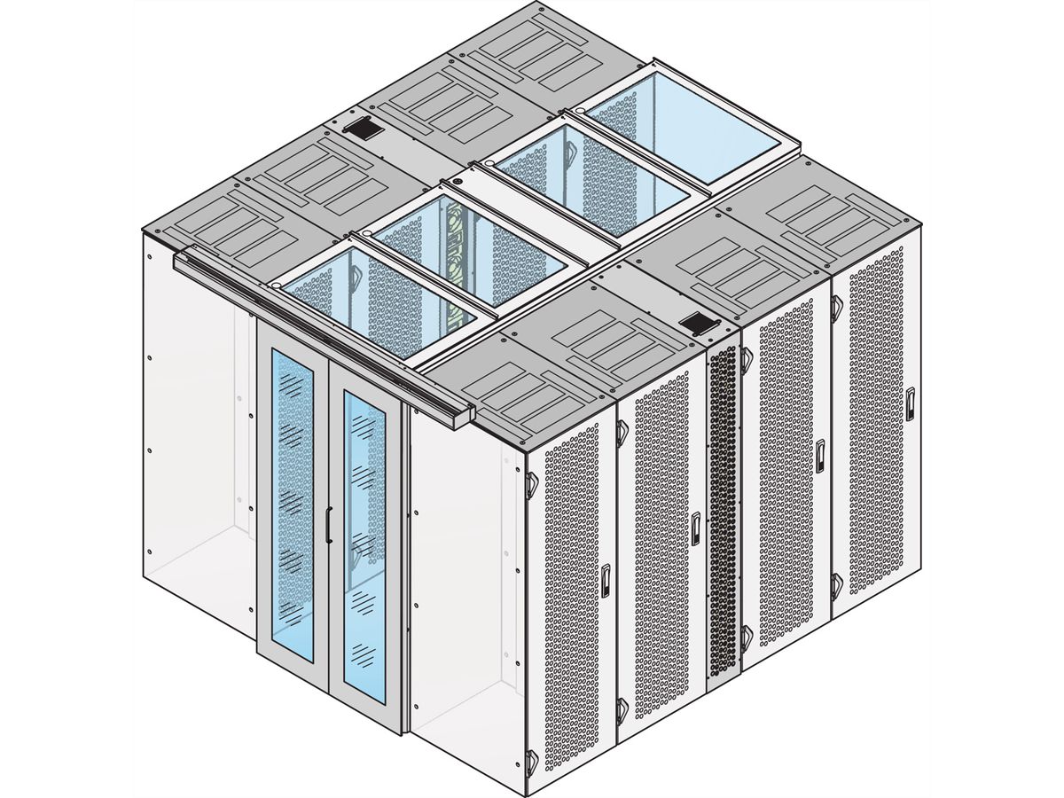 SCHROFF EINHAUSUNG DACH 1200B 300T