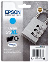 Epson Padlock Singlepack Cyan 35XL DURABrite Ultra Ink