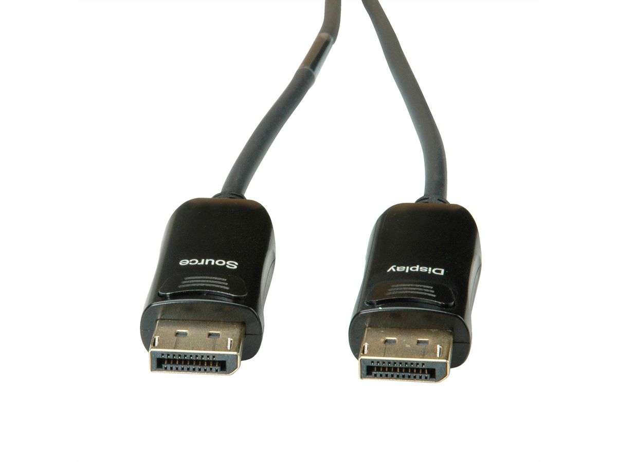 ROLINE DisplayPort v1.4 Kabel (AOC), ST/ST, 15 m