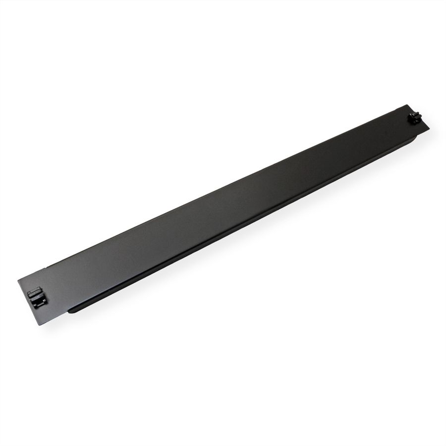 VALUE 19-Zoll-Blindplatte Snap-in, 1 HE, schwarz
