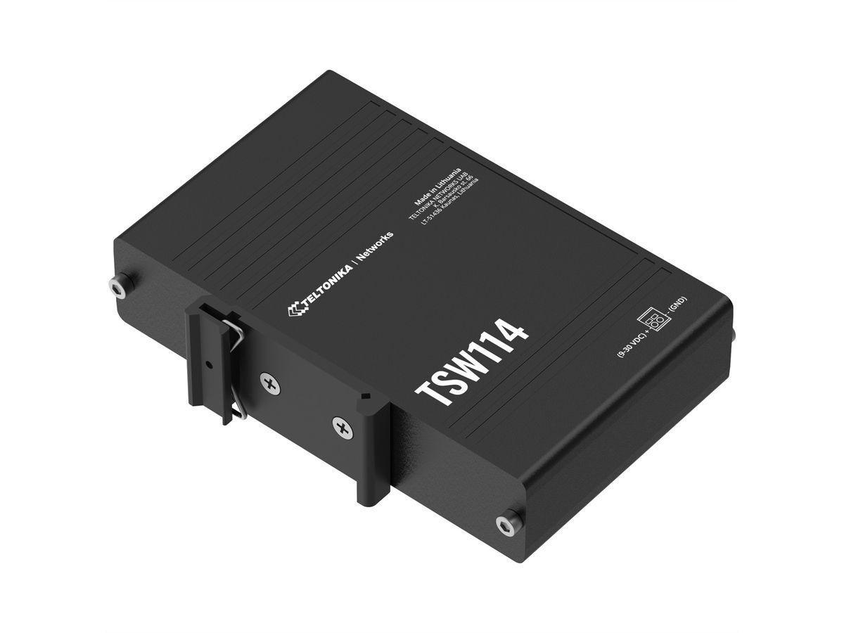 TELTONIKA TSW114 Gigabit DIN RAIL Switch