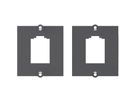 BACHMANN Rahmen für 1x METZ CONNECT CAT6, E-DAT Modul