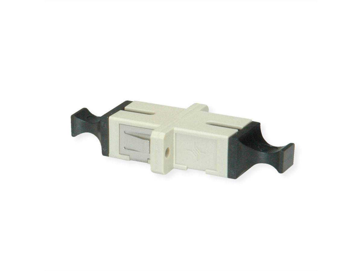 TELEGÄRTNER SC Kupplung, Multimode, Keramikhülse, Kunststoffgehäuse, beige