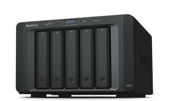 Synology DX517 Disk-Array Desktop Schwarz