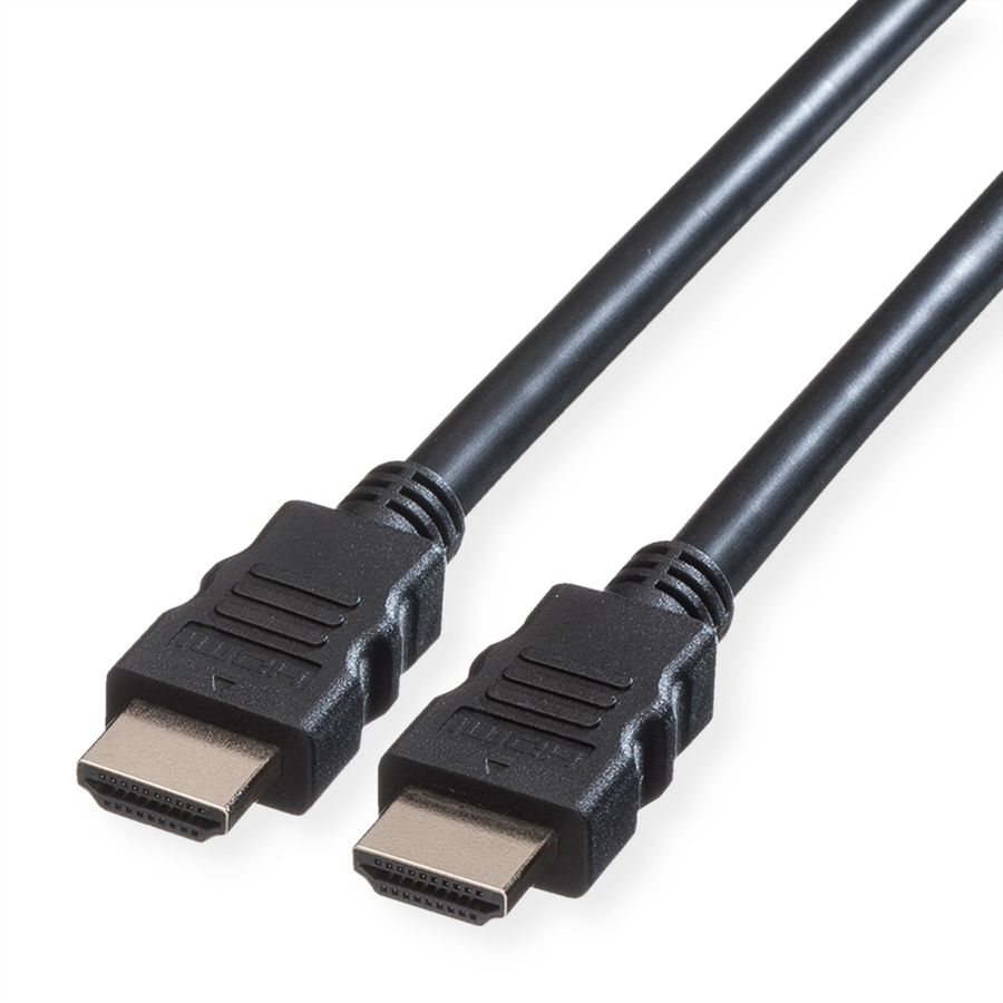 ROLINE GREEN Monitorkabel HDMI High Speed, ST-ST, schwarz, 1 m