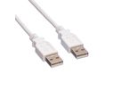 VALUE USB 2.0 Kabel, Typ A-A, weiß, 1,8 m