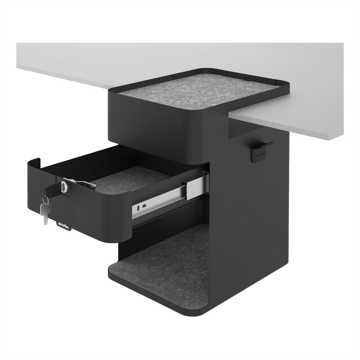 DATAFLEX Bento® desktop locker, 503, schwarz