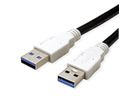 BACHMANN USB 3.0 Kabel A/A 1:1, schwarz, 2 m