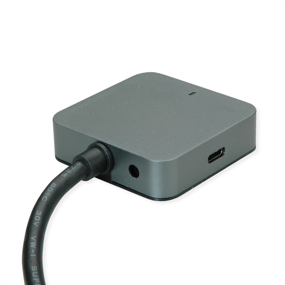 VALUE USB 3.2 Gen 2 Hub, 4 Ports (2x USB-A + 2x USB-C), mit Verlängerungskabel, 3 m
