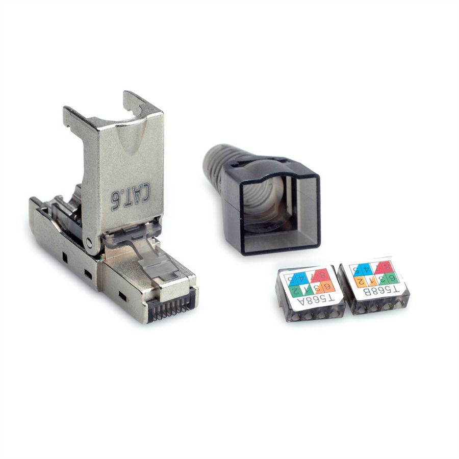 VALUE feldkonfektionierbarer RJ-45 Stecker, Cat.6 (Class E), STP