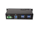 EXSYS EX-1185HMVS-2 4-Port Metall USB 3.2 Gen1 mit 15KV ESD Überspannungs-Schutz