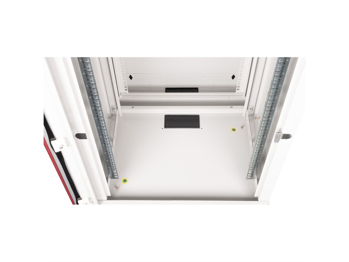 ROLINE 19-Zoll Wandgehäuse Pro 16 HE, 600x600 BxT zweiteilig schwenkbar grau