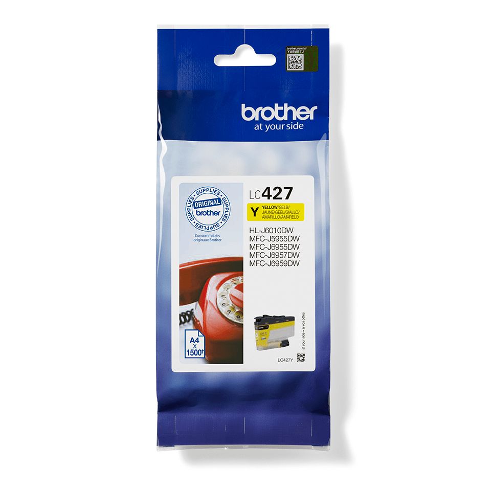 Brother LC427Y Druckerpatrone 1 Stück(e) Original Gelb