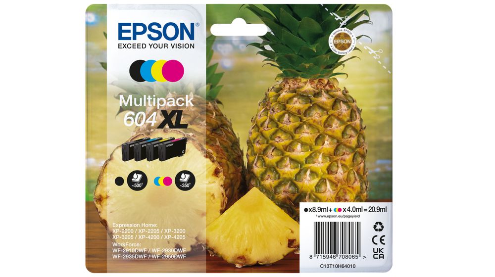 Epson 604XL Druckerpatrone 4 Stück(e) Original Hohe (XL-) Ausbeute Schwarz, Cyan, Magenta, Gelb